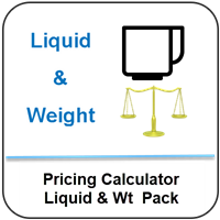 Pricing Calculator Weight & Liquids Pack